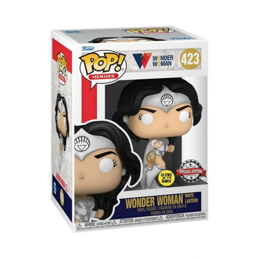 Picture of Funko 423 Spec Ed Wonder Woman White Lantern Glow in Dark